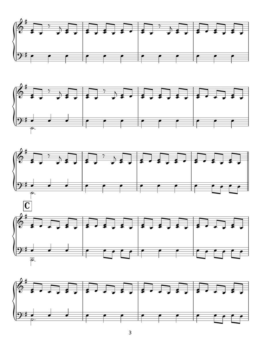 Eros Piano Solo scores gallery preview page 3