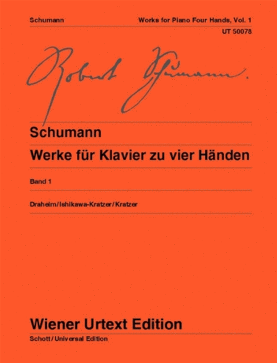 Complete Works for Piano Four Hands Vol. 1 Chamber Music scores gallery preview page 1