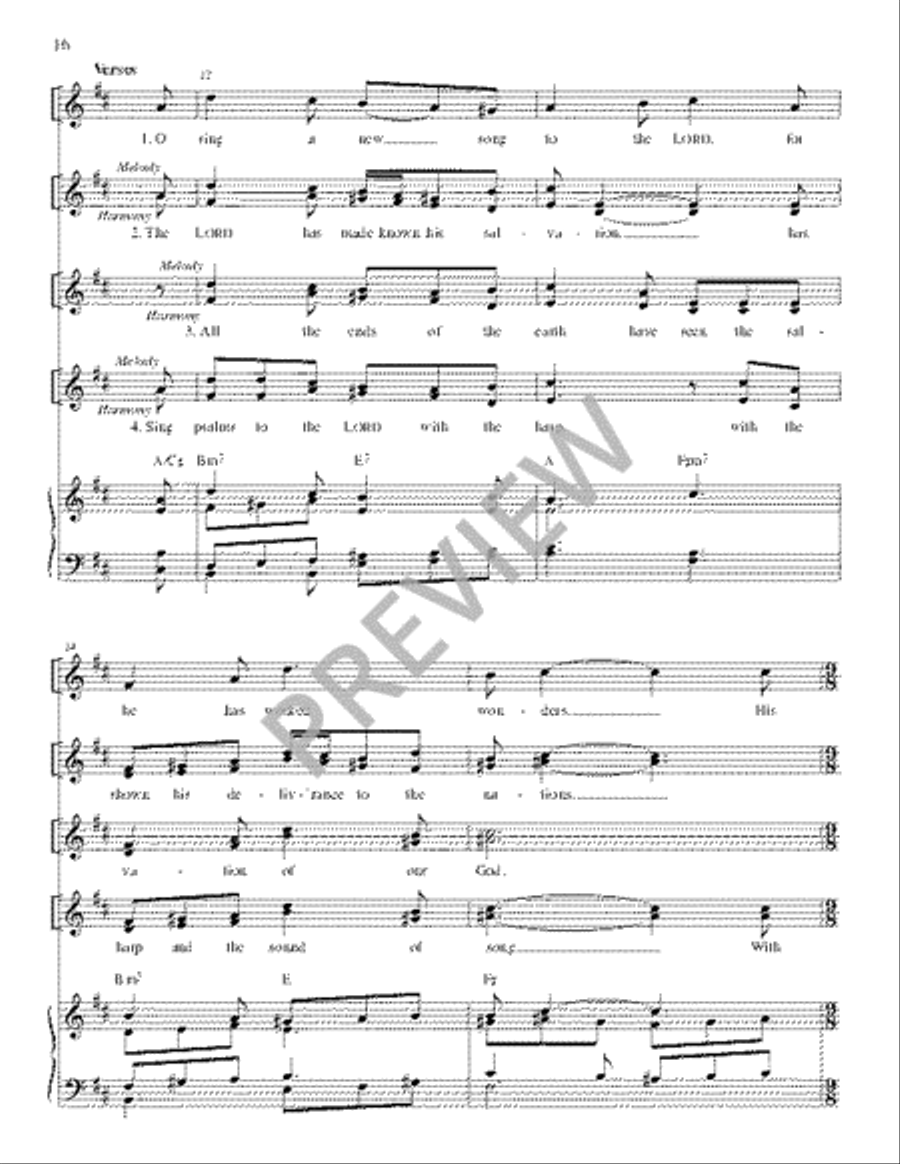 The Lyric Psalter, Solemnities, Feasts, and Other Occasions Piano scores gallery preview page 18