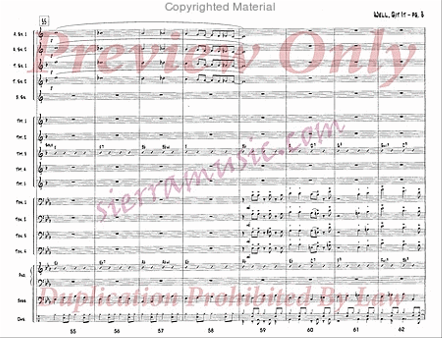 Well, Git It Jazz Ensemble scores gallery preview page 9