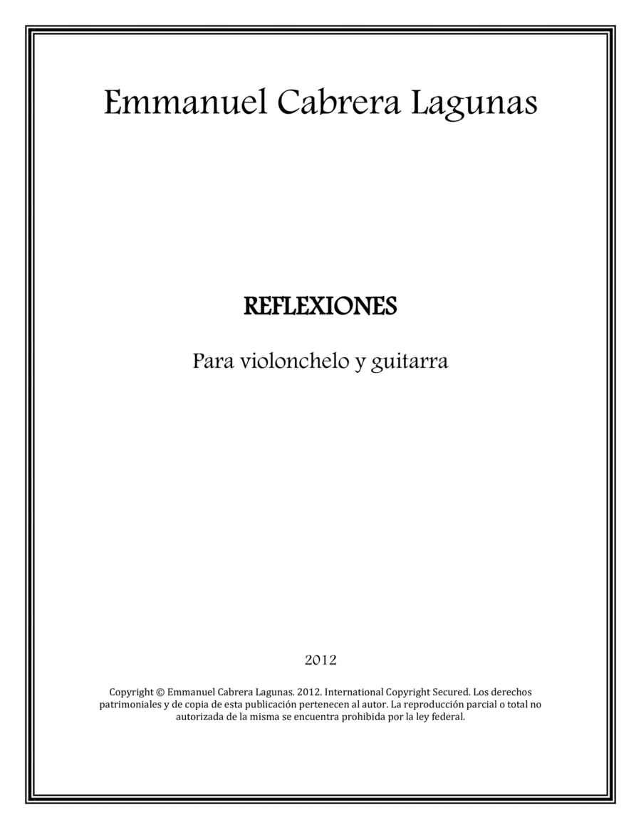 Reflexiones String Duet scores gallery preview page 1