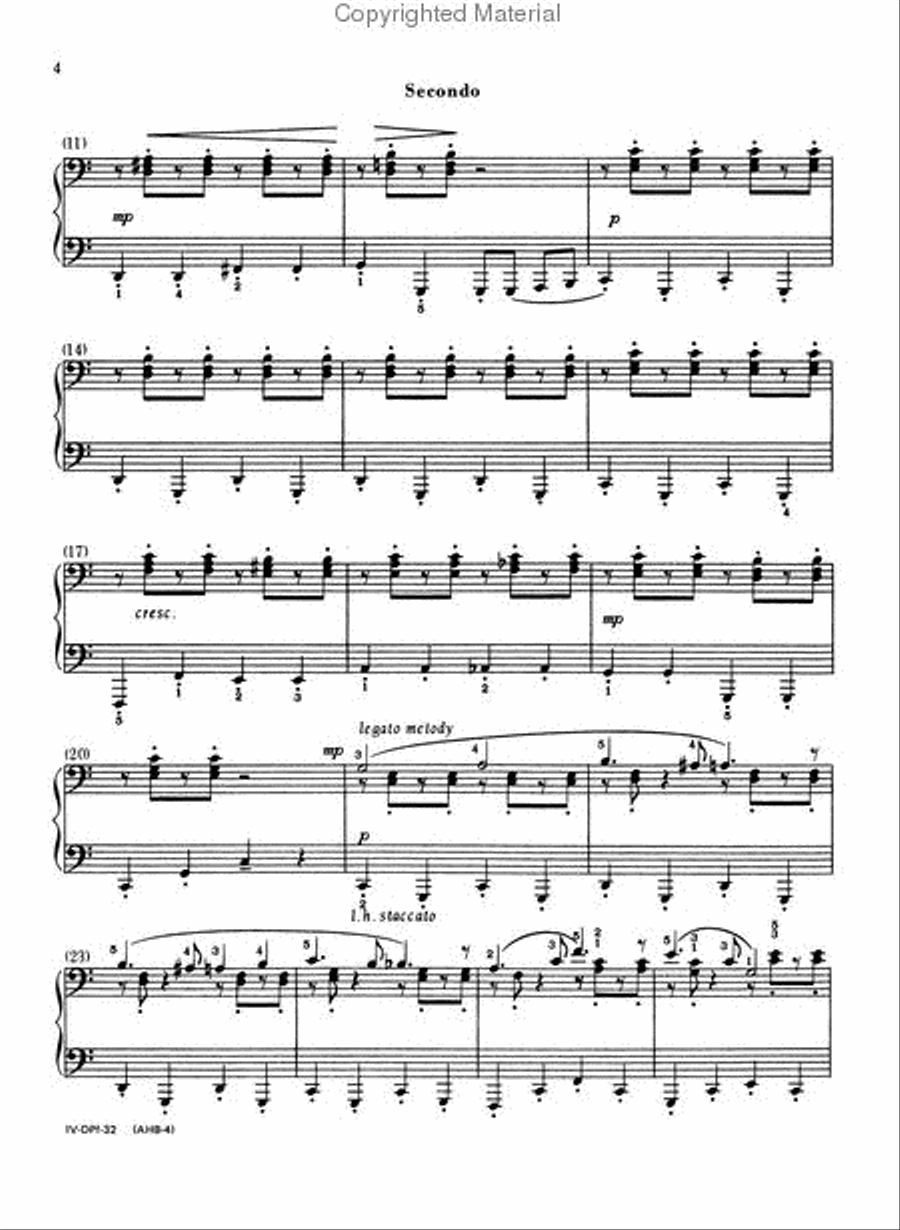 The All-American Hometown Band - 4-hand duet Piano Duet scores gallery preview page 3
