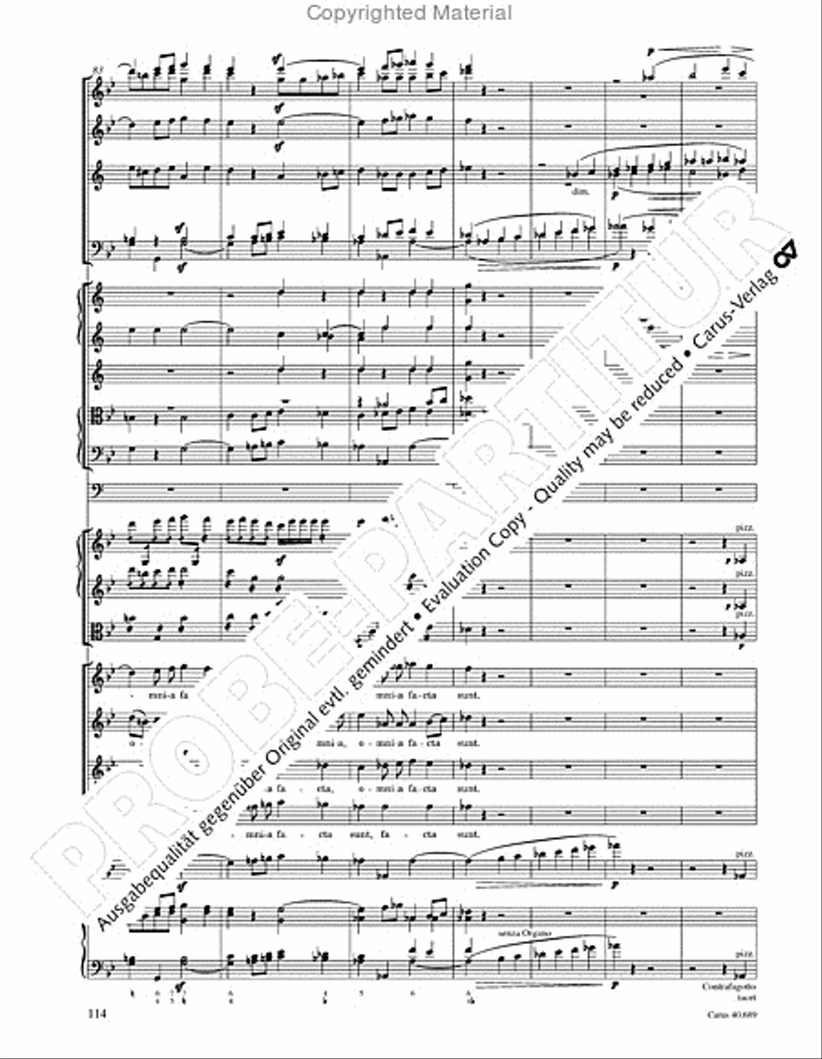 Missa solemnis Missa solemnis 4-Part scores gallery preview page 130