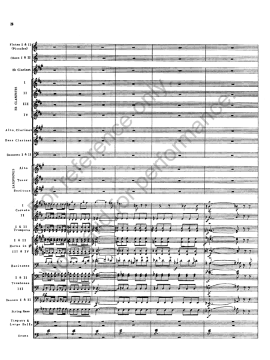 The Golden Legend Concert Band scores gallery preview page 21
