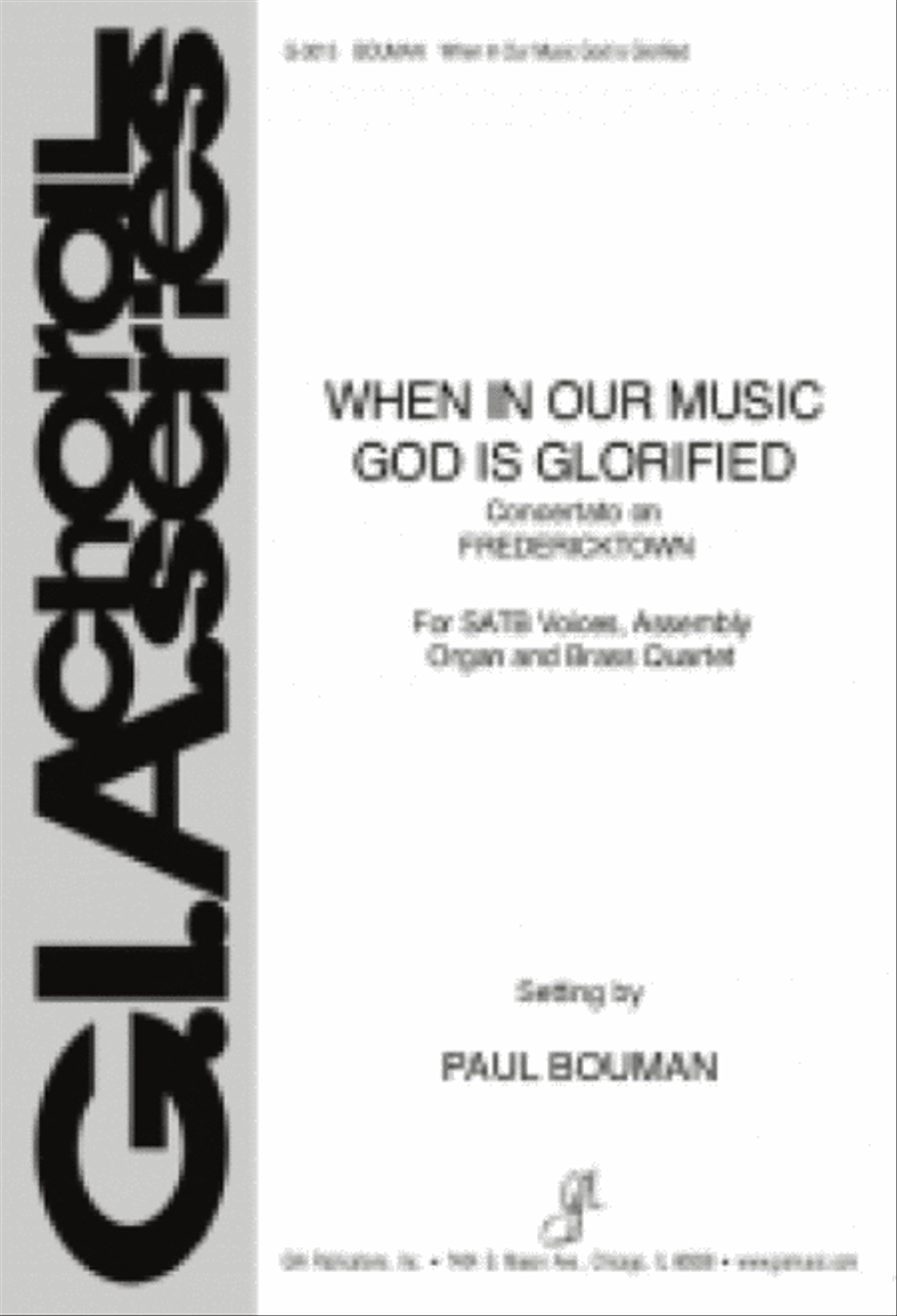When, in Our Music, God Is Glorified - Instrument edition Trombone scores gallery preview page 1