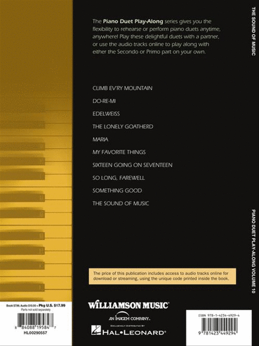 The Sound of Music 1 Piano, 4-Hands scores gallery preview page 9