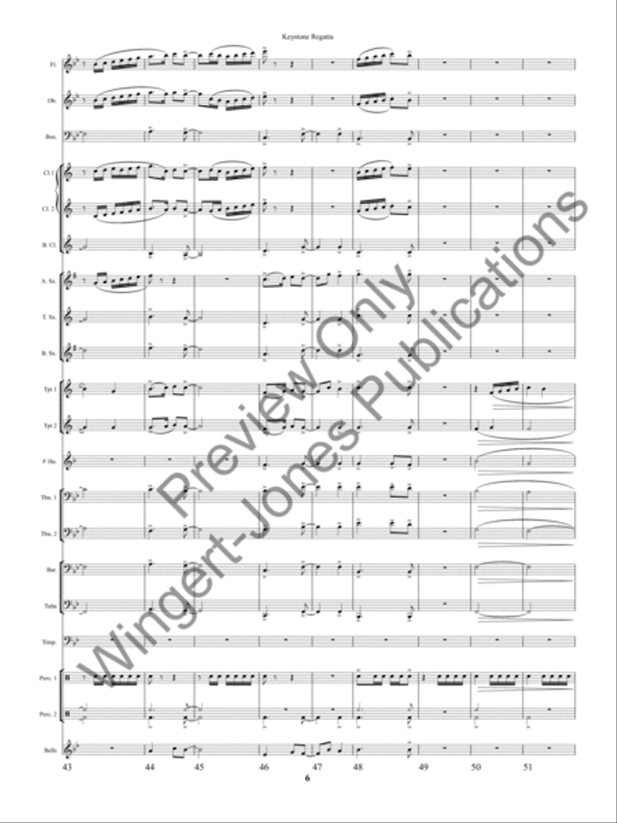 Keystone Regatta Concert Band scores gallery preview page 9