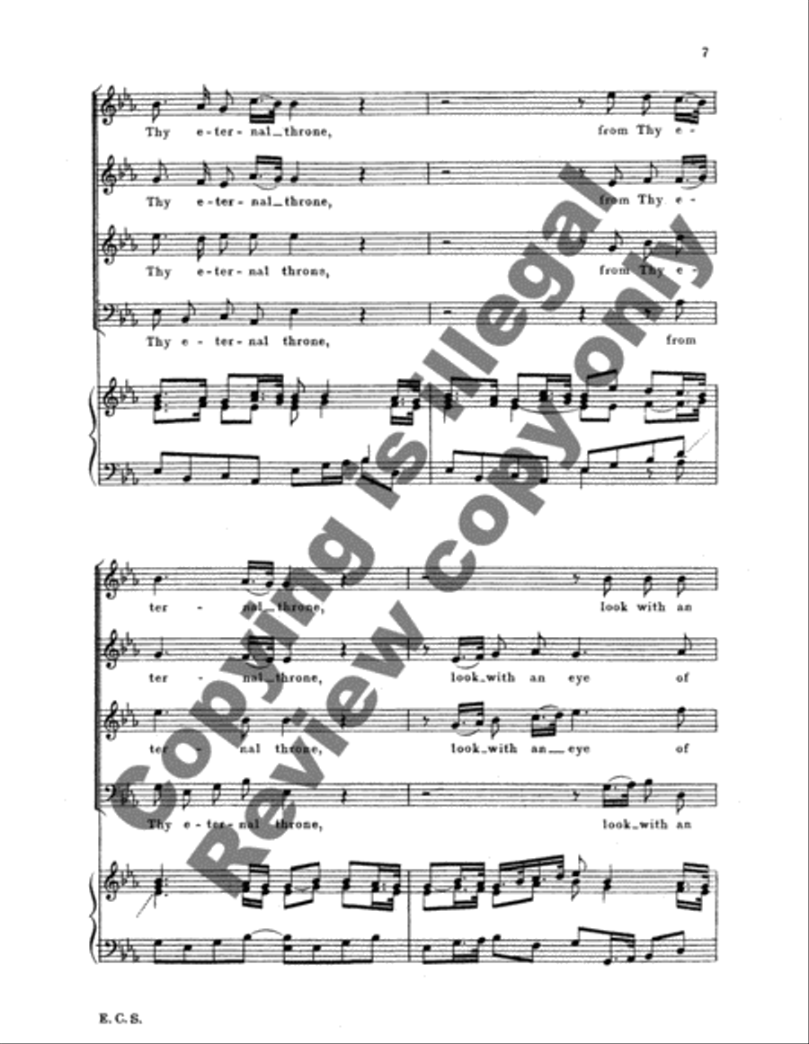 Judas Maccabeus: Father of Heaven 4-Part scores gallery preview page 5