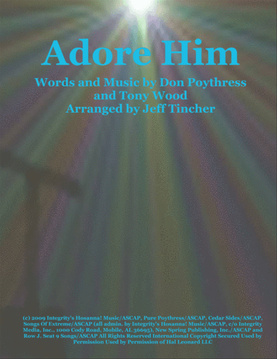 Adore Him Voice scores gallery preview page 1