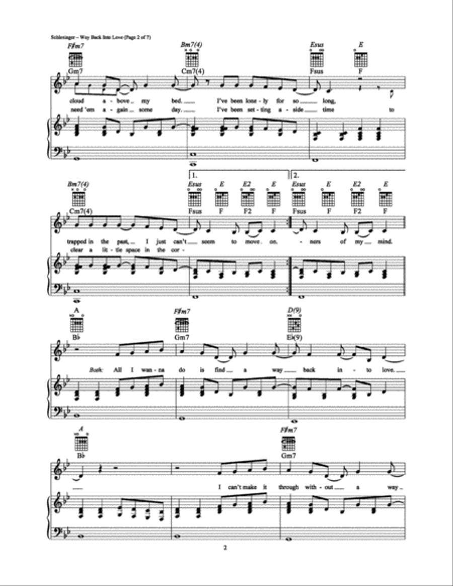 Way Back Into Love (from 