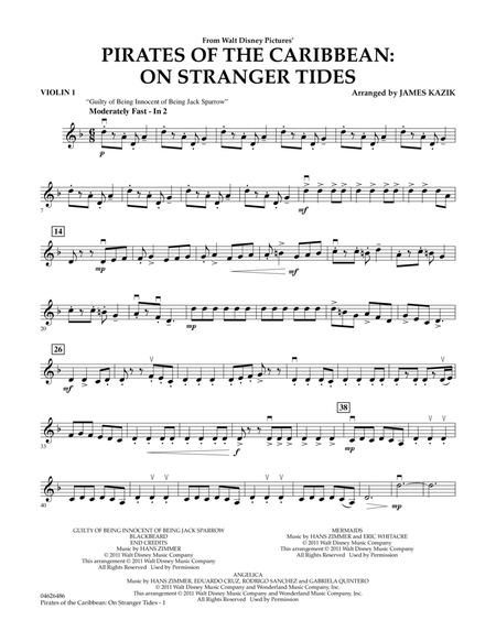 Pirates Of The Caribbean: On Stranger Tides - Violin 1