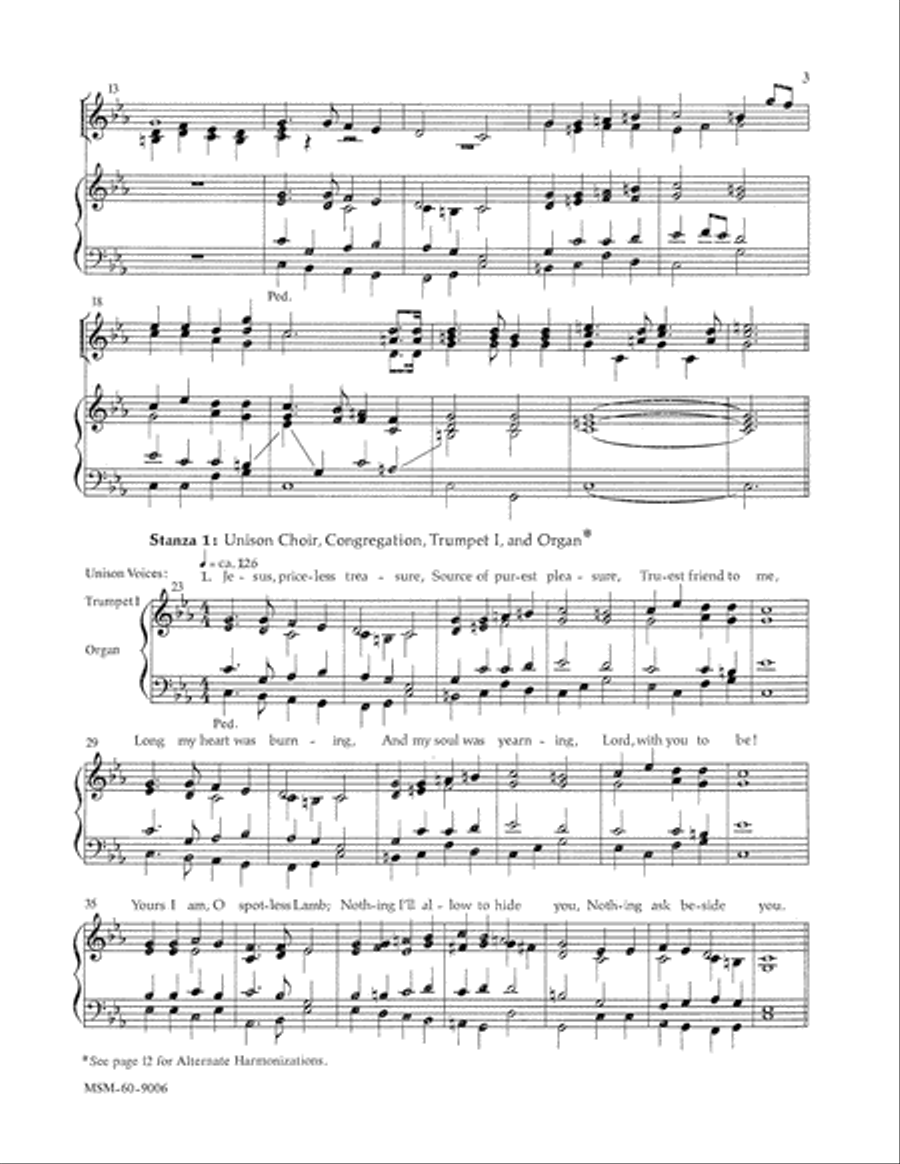 Jesus, Priceless Treasure (Full Score) Choir scores gallery preview page 4