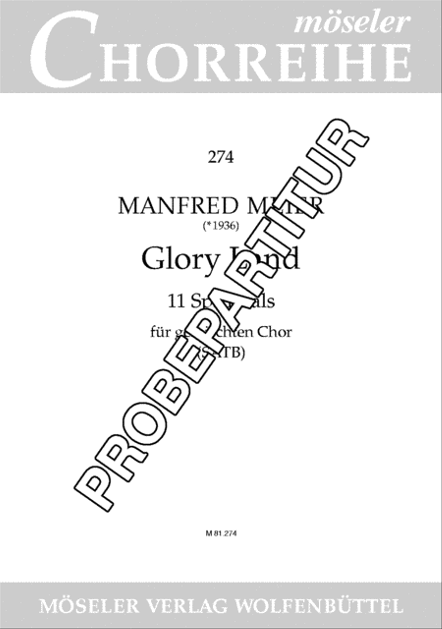 Glory Land 4-Part scores gallery preview page 2