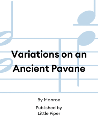 Book cover for Variations on an Ancient Pavane