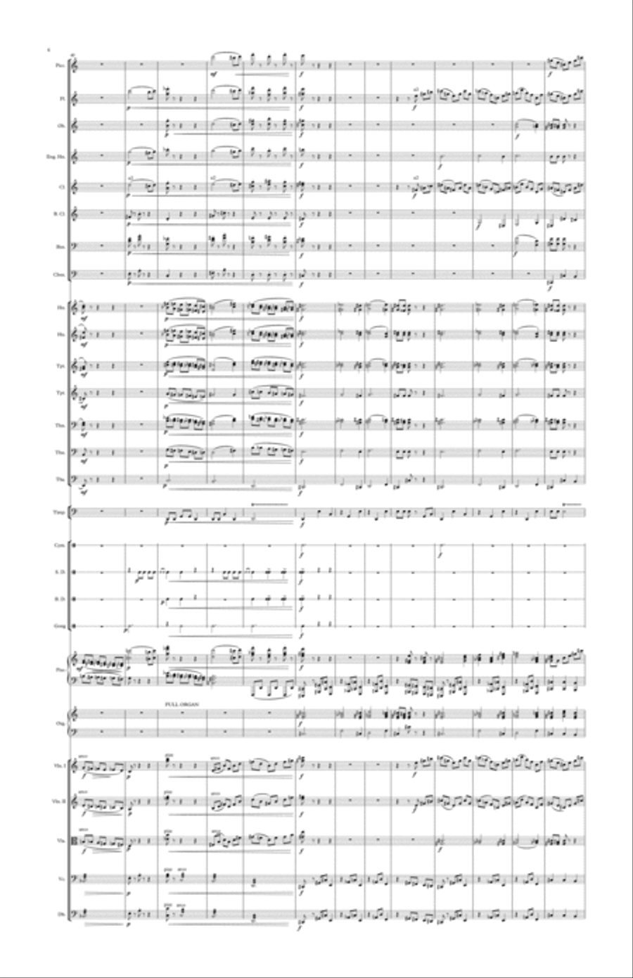 Symphony No.25 (Our Earth) PART 5 Divisi scores gallery preview page 4