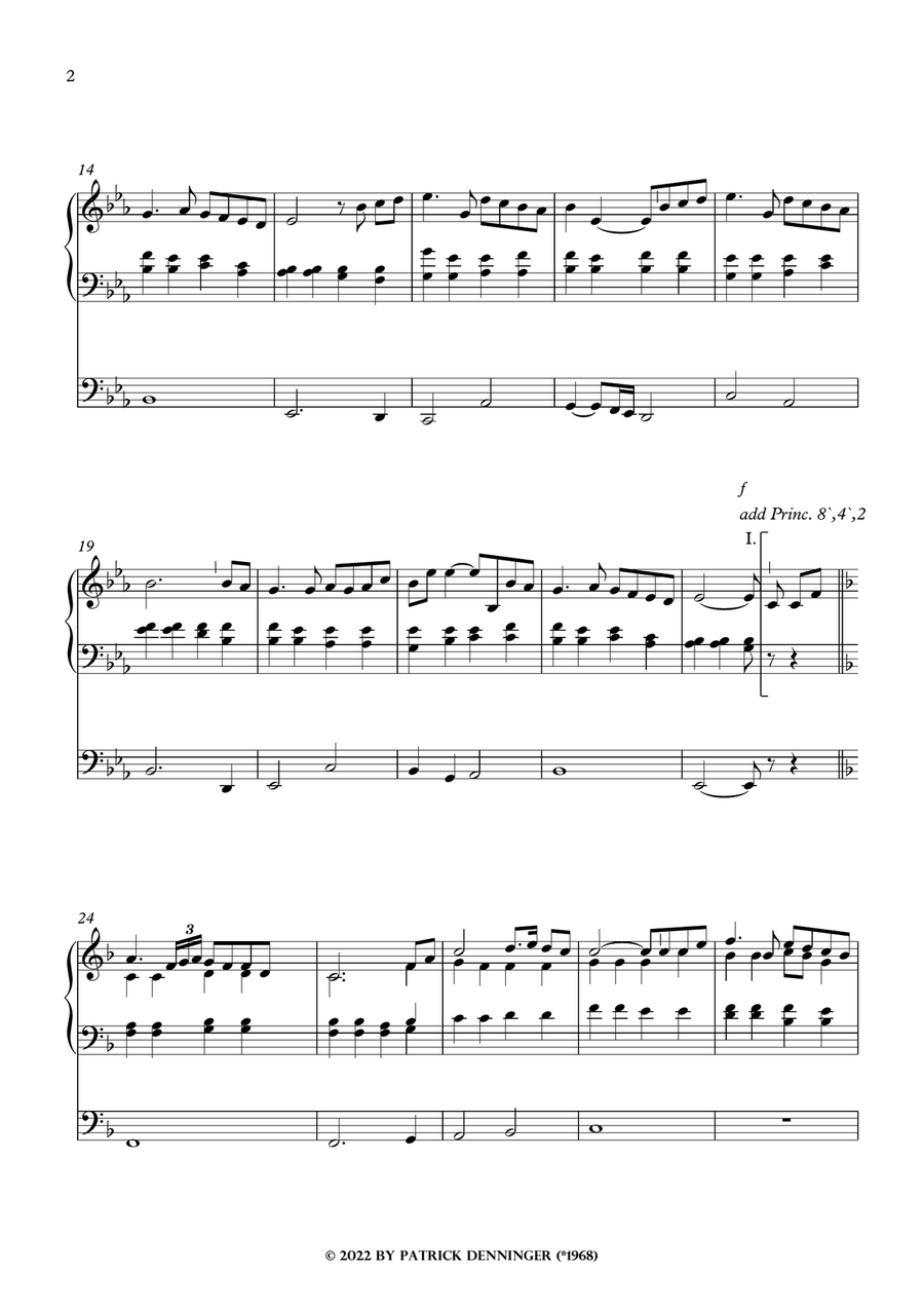 You Raise Me Up Organ Solo scores gallery preview page 3