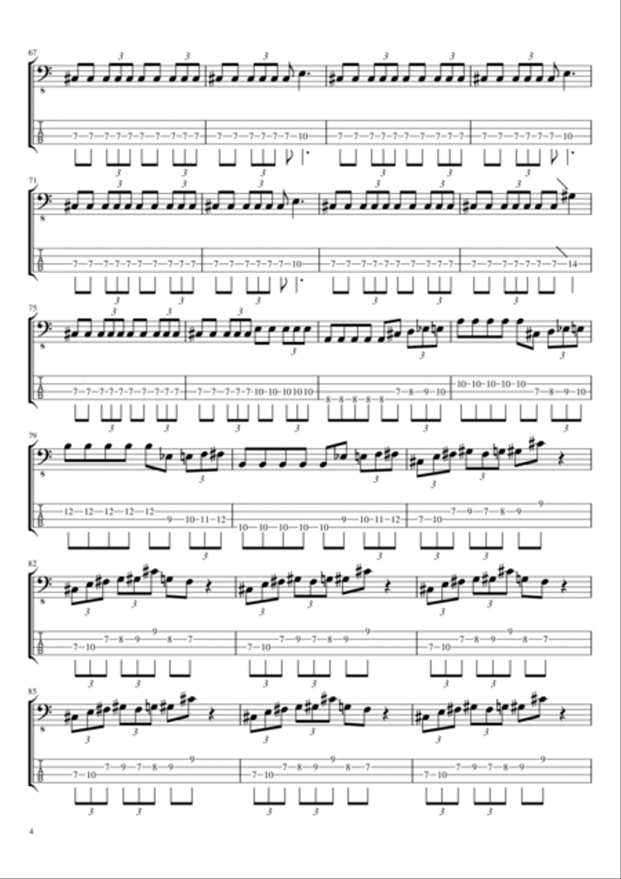 Children Of The Grave Children Of The Grave Guitar Tablature scores gallery preview page 4