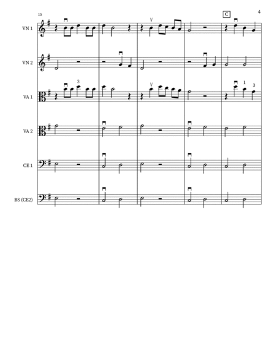 Running Up That Hill String Orchestra scores gallery preview page 4