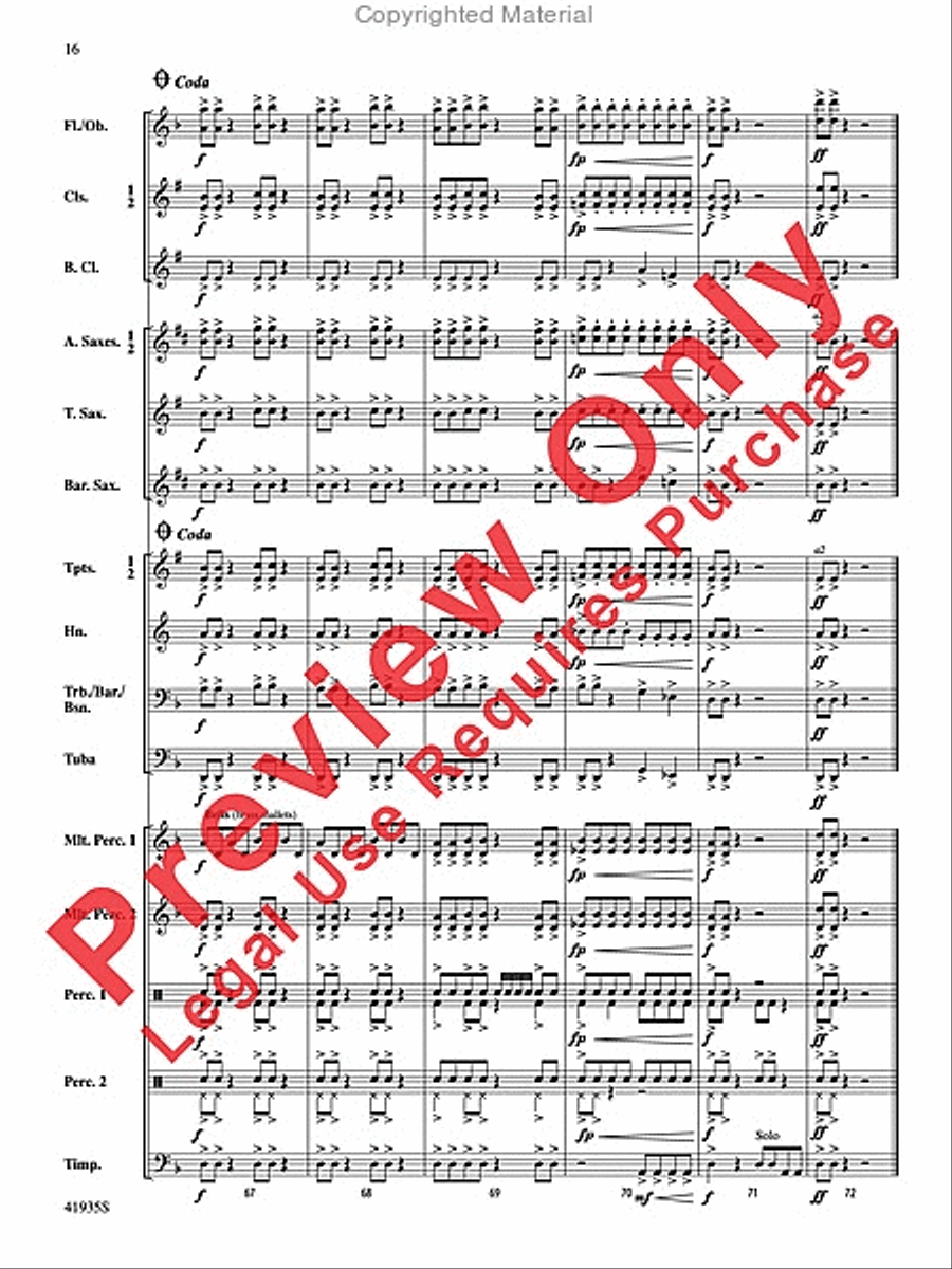IronHeart Concert Band scores gallery preview page 16