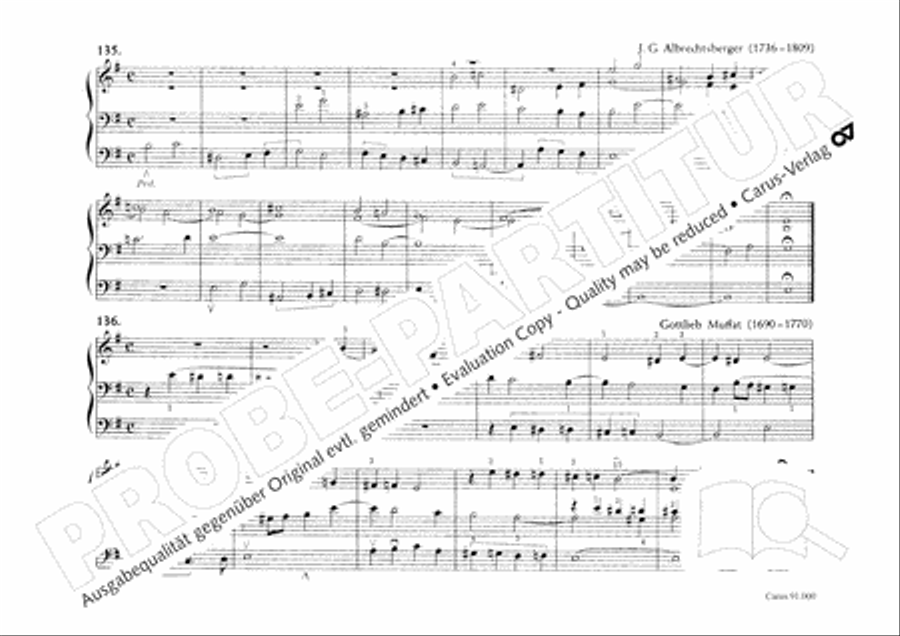Orgelschule Organ scores gallery preview page 96