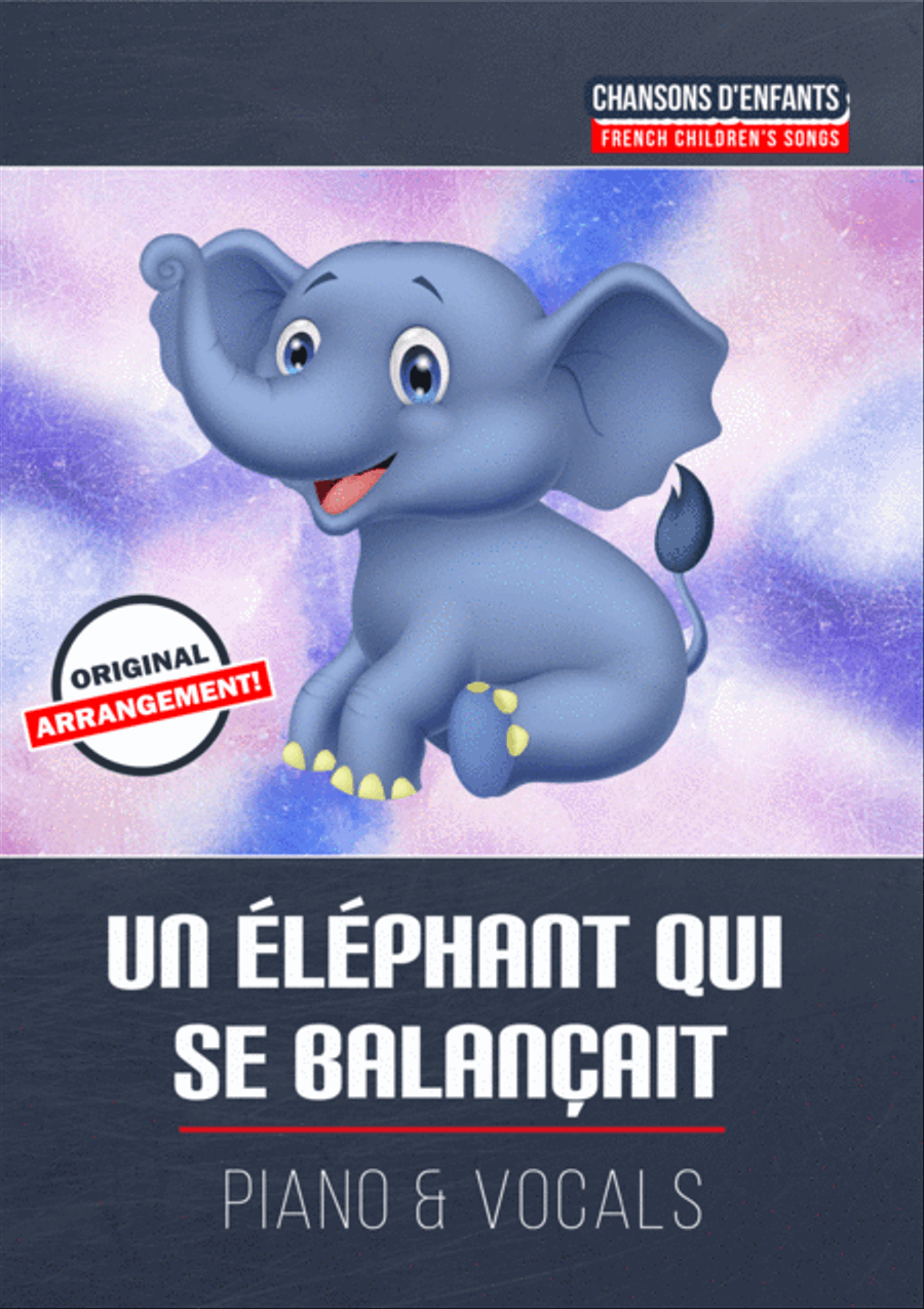 Un elephant qui se balancait Piano, Vocal, Guitar scores gallery preview page 1