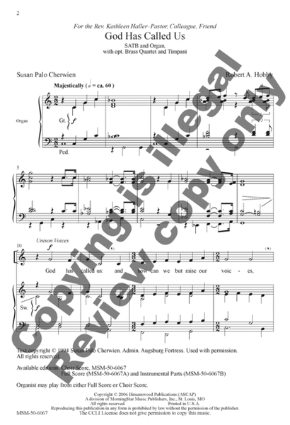 God Has Called Us (Choral Score) image number null