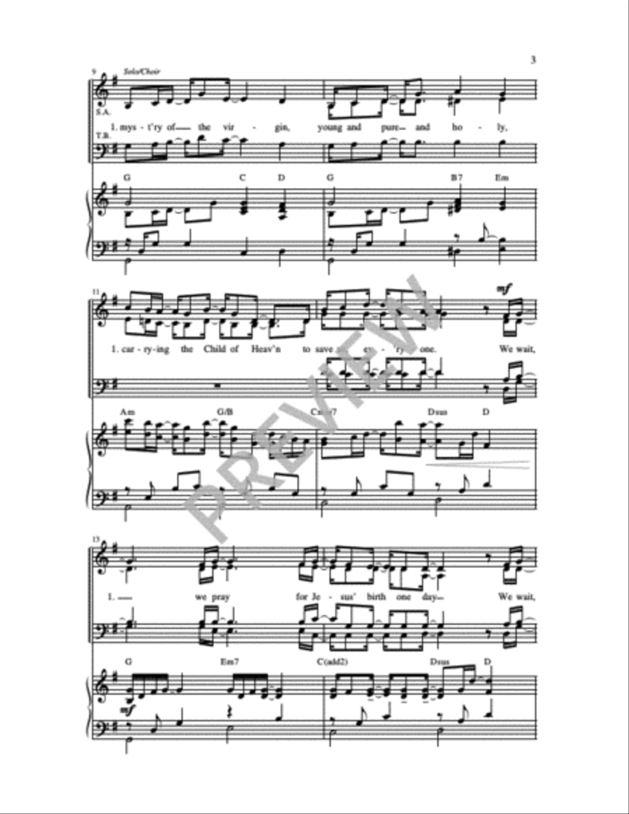 We Wait We Wait 4-Part scores gallery preview page 5