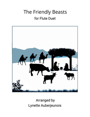 Book cover for The Friendly Beasts - Flute Duet