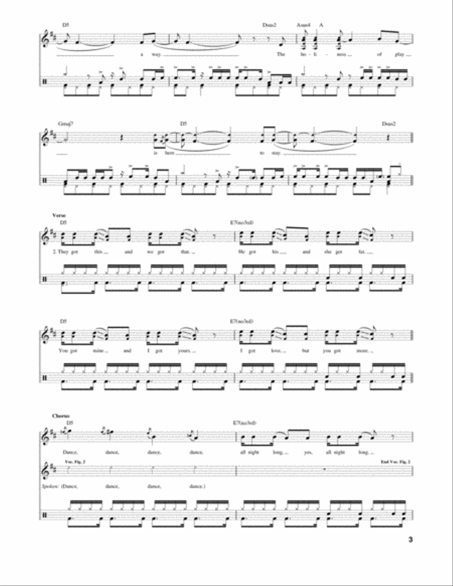 Dance Drum Set scores gallery preview page 3