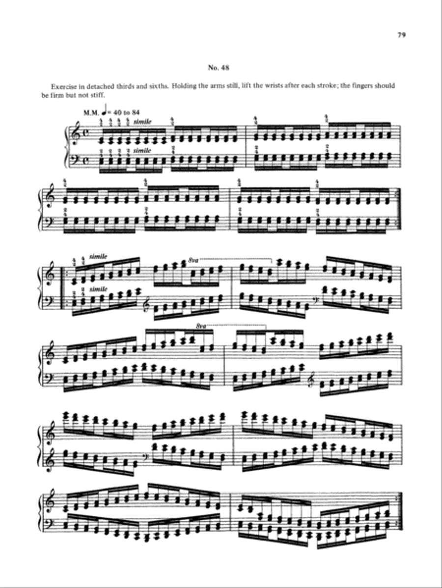 Hanon: The Virtuoso Pianist (Complete) Piano Solo scores gallery preview page 1