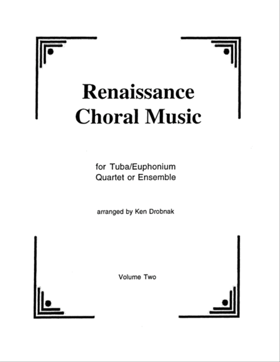 Renaissance Choral Music