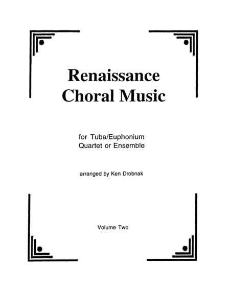 Renaissance Choral Music