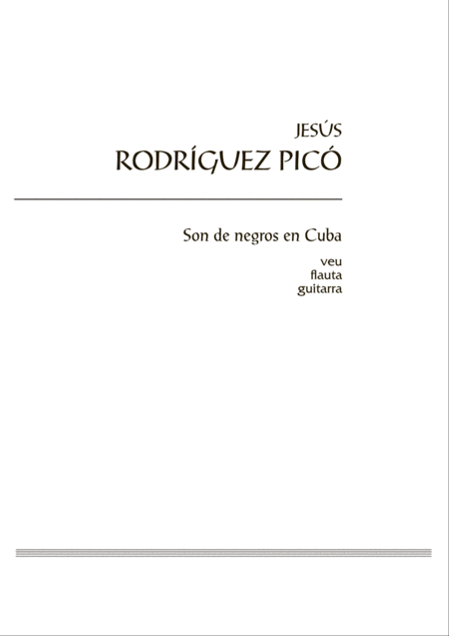 Son de negros en Cuba Small Ensemble scores gallery preview page 3
