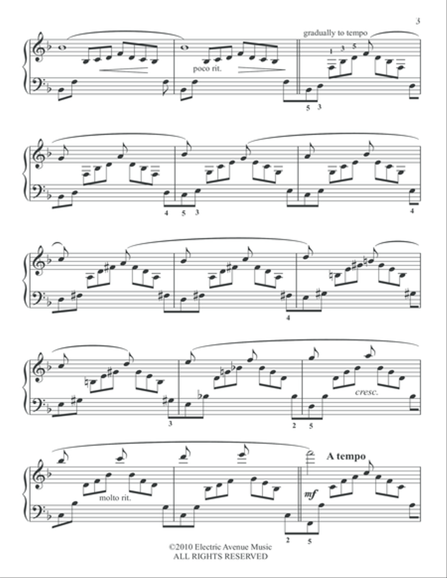 Fantasy No. 3 Piano Solo scores gallery preview page 4