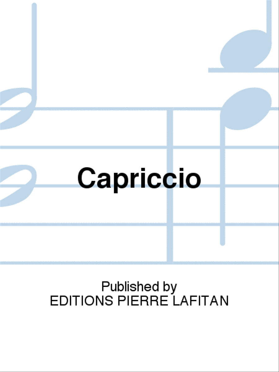 Capriccio Piano Accompaniment scores gallery preview page 1