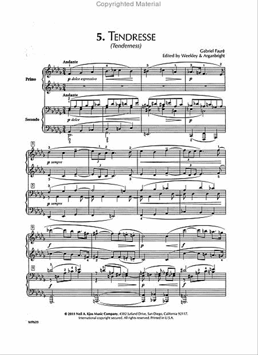 Dolly Suite Opus 56 1 Piano, 4-Hands scores gallery preview page 5