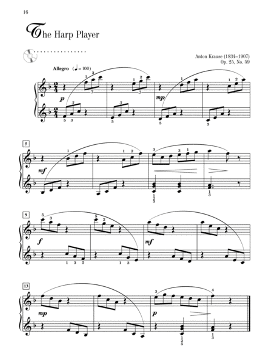 Mastering the Piano, Book 1 Easy Piano scores gallery preview page 5