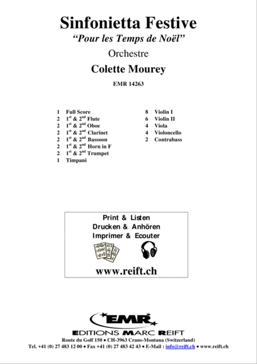 Sinfonietta Festive Sinfonietta Festive Orchestra scores gallery preview page 2