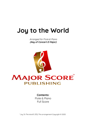Joy to the World - Flute & Piano (D Major)