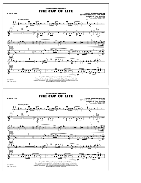 The Cup of Life - Eb Alto Sax