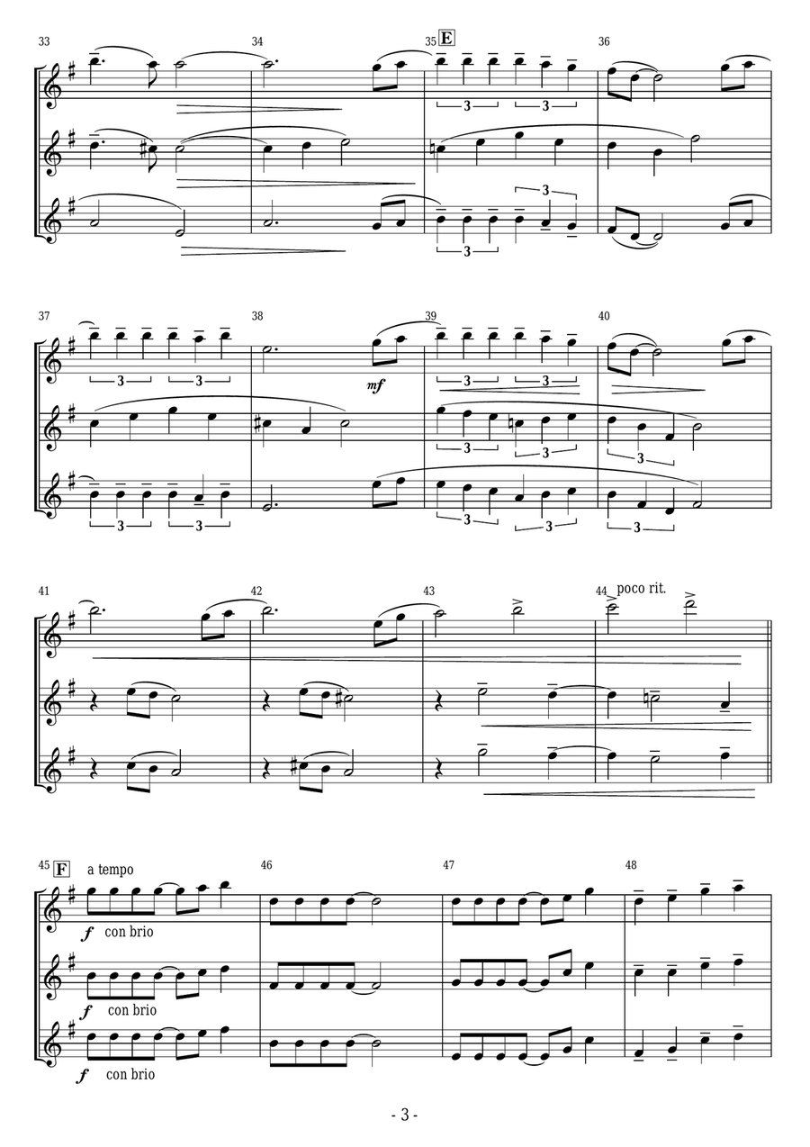 Part Of Your World Woodwind Trio scores gallery preview page 3