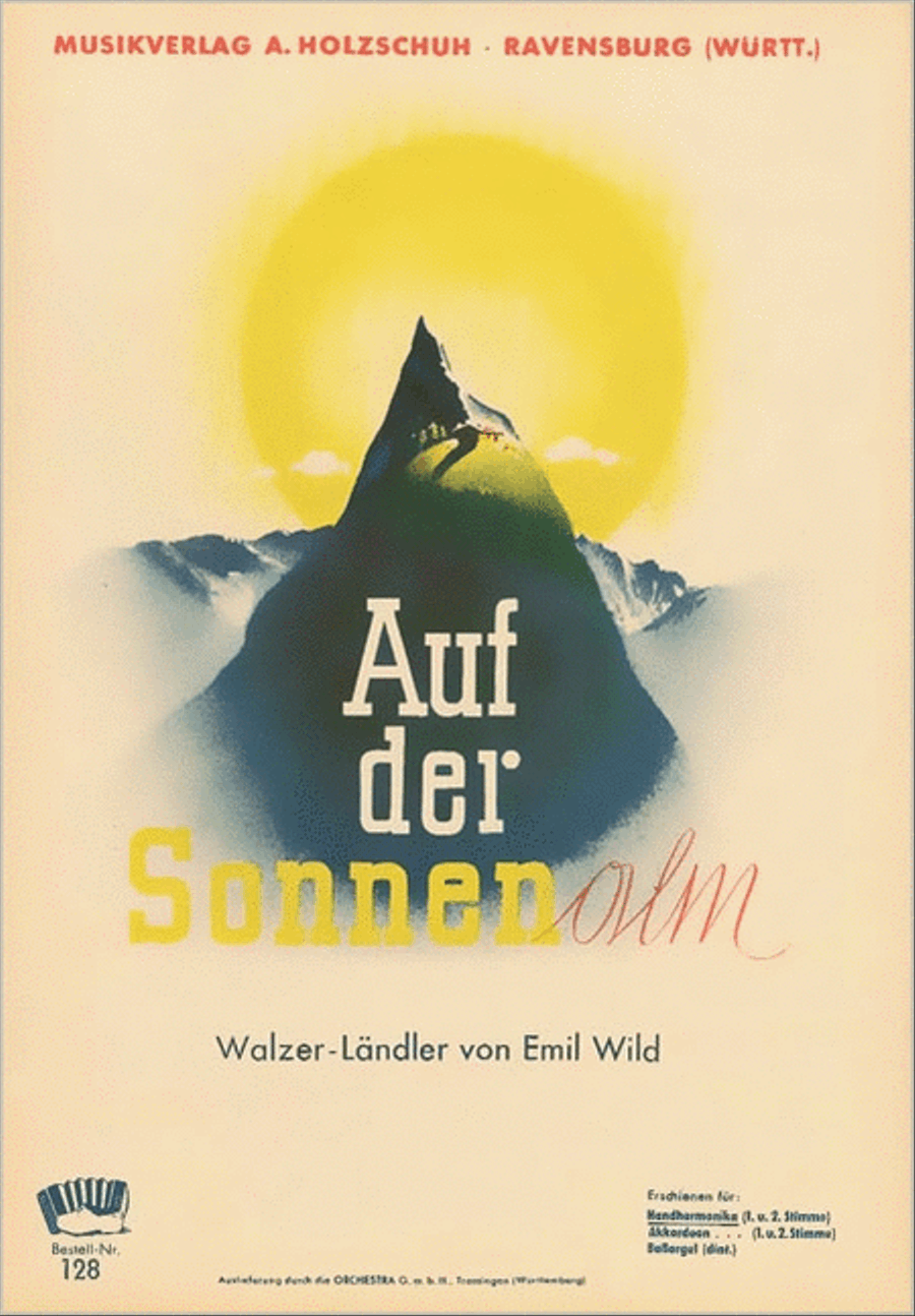 Auf der Sonnenalm Accordion scores gallery preview page 1