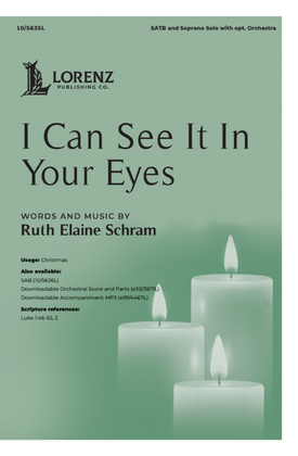 Book cover for I Can See It In Your Eyes