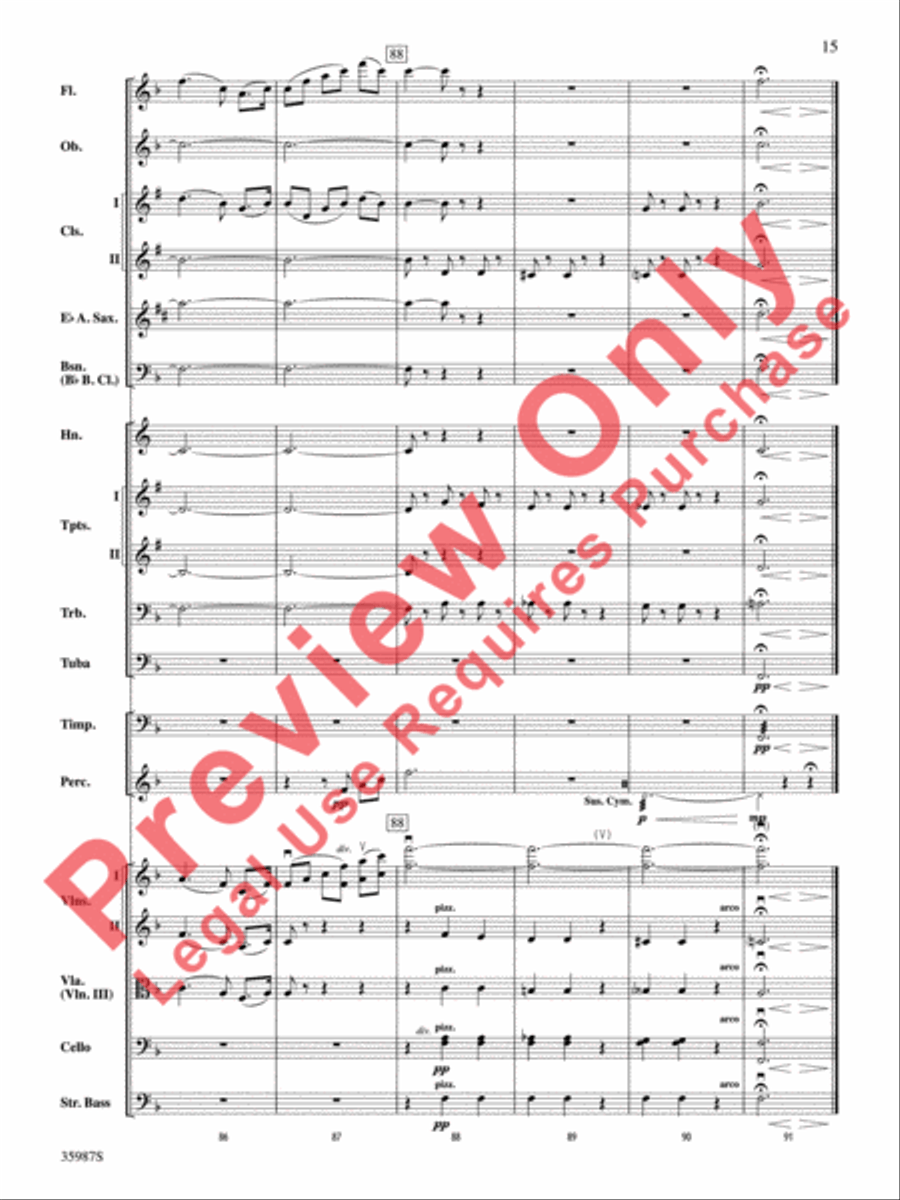 Nocturne Nocturne Full Orchestra scores gallery preview page 16