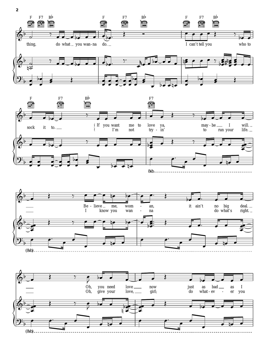 It's Your Thing It's Your Thing Piano, Vocal, Guitar scores gallery preview page 2