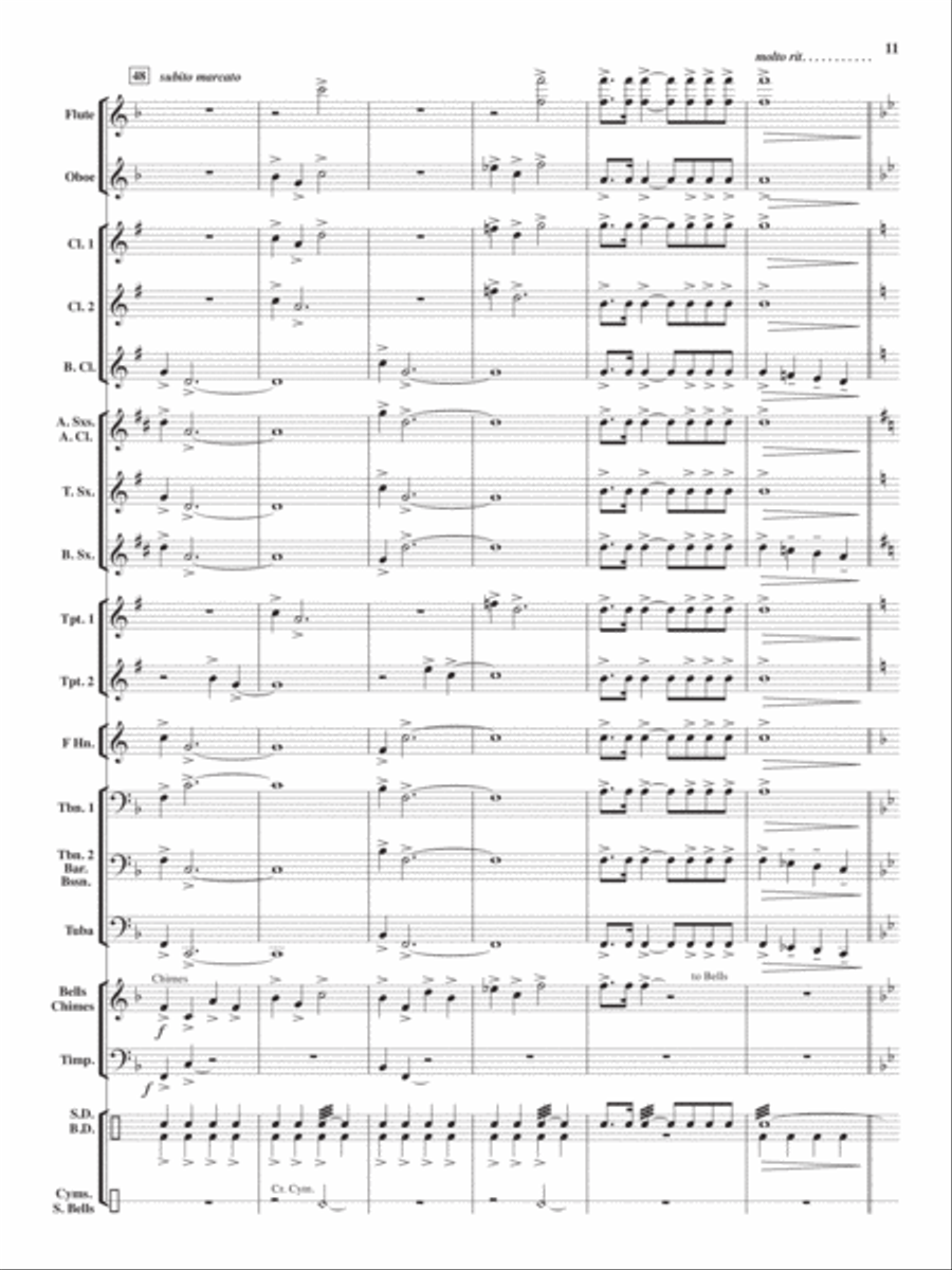 An Angelic Christmas An Angelic Christmas Concert Band scores gallery preview page 10