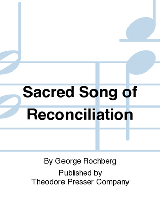 Book cover for Sacred Song of Reconciliation