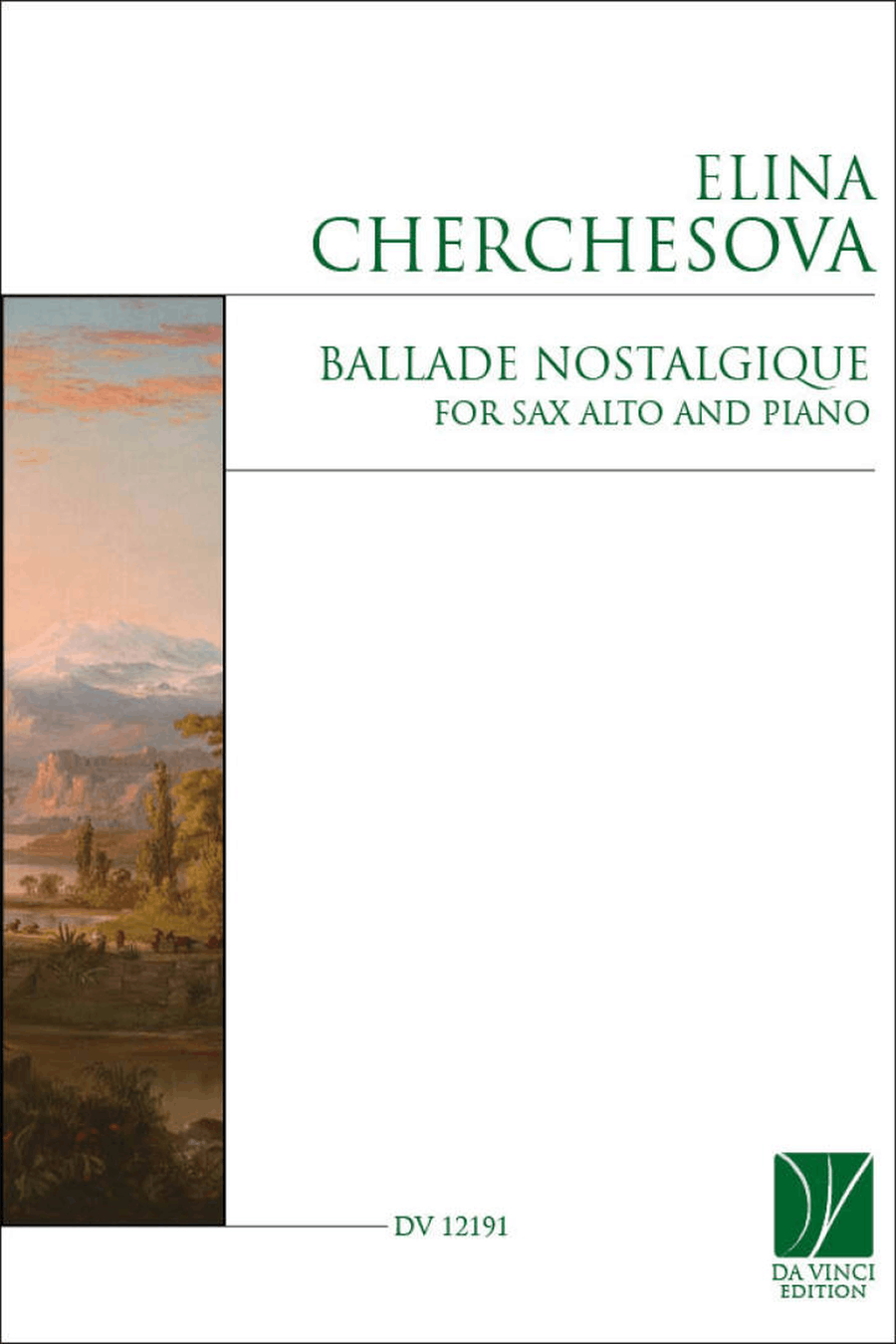 Ballade nostalgique, for Sax Alto and Piano Alto Saxophone scores gallery preview page 1