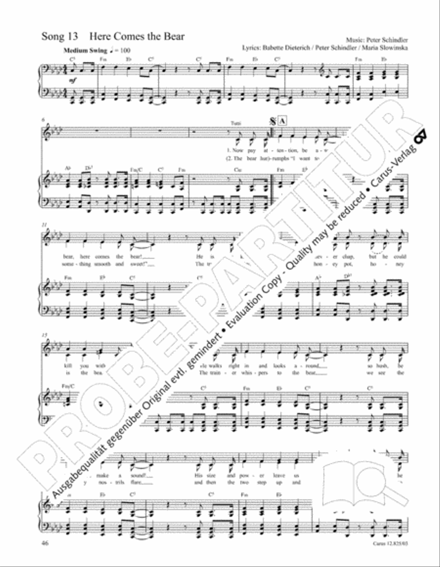 Circus Allegro Circus Allegro Choir scores gallery preview page 47