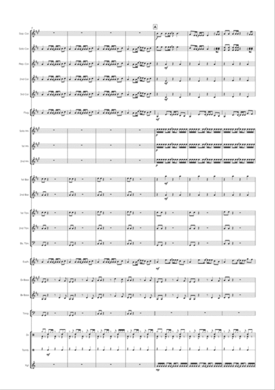Just Can't Get Enough Brass Band scores gallery preview page 4